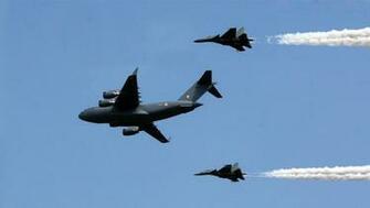 Indian Air Force Su Mki And C Globemaster Iii HD