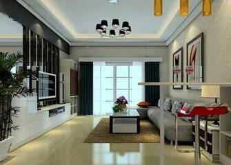 Room Bar Counter And Highchairs Interior Sideboard
