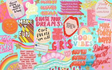 Collage Desktop Background In Wallpaper Art