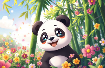 Cute Anime Panda Wallpaper