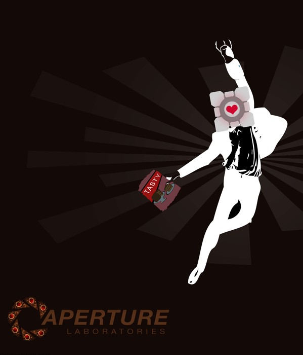 Response To Companion Cube Wallpaper Reply