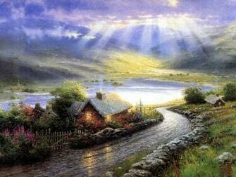 River Scene Wallpaper
