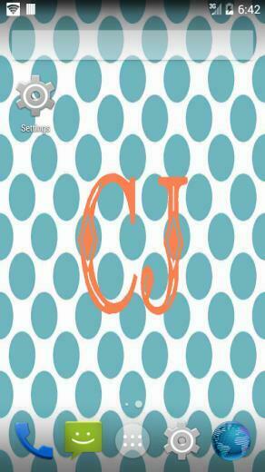 Beautiful Monogram Wallpaper With Our Maker We