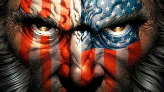 Wolverine Artwork Redneck Wallpaper