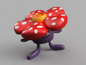 Toy Version Of Vileplume Pkiha60j5cnsthk3 Wallpaper