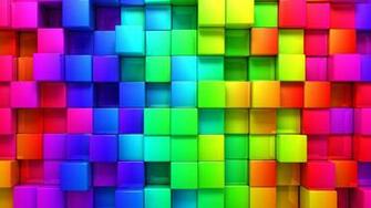 Cubic Rainbow HD Wallpaper For X HDwallpaper Net