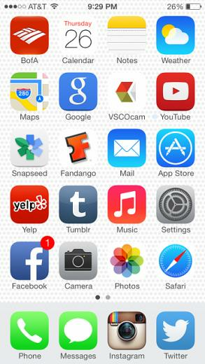 Show Us Your iPhone 5s Homescreen iPad Ipod