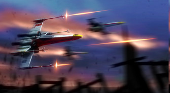 Star Wars Artwork X Wing Wallpaper HD