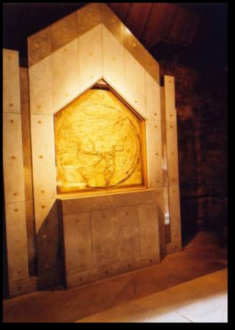 The Hereford Mappamundi X M Is Attached To A Framework Of
