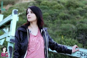 Suicide Girls Women Dyed Hair Leather Jackets Valhala