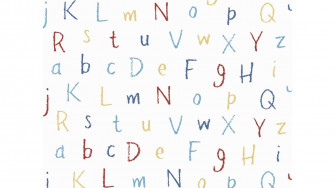 Painted Alphabets Wallpaper
