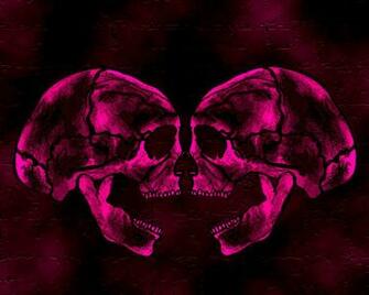 Pink Skull Wallpaper