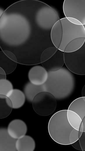 Grey Translucent Circles Mobile Wallpaper