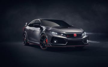 Honda Civic Type R Black Car Wallpaper New HD