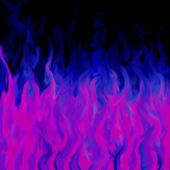 Purple Neon Background Fire By