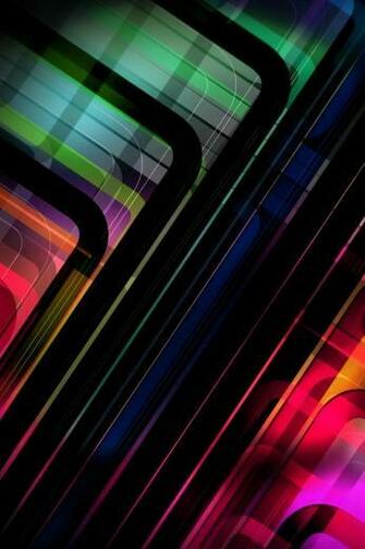 iPhone 4s Curved Color Wallpaper For