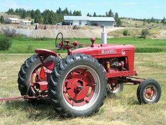 Ih Tractors On Montana Farm Coffee Shop Red Power