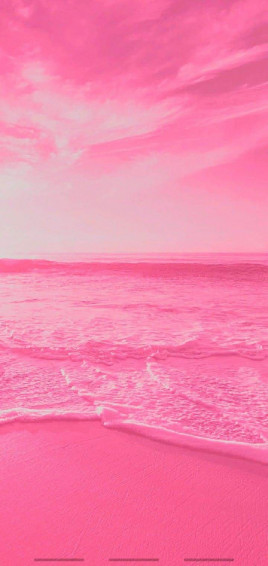 Pastel Pink Beach Wallpaper