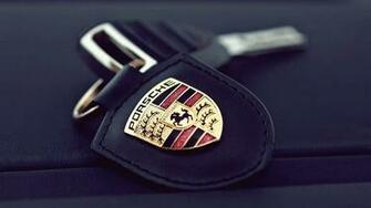 Porsche Logo Widescreen Desktop Wallpaper Walops