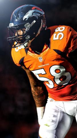 iPhone Wallpaper HD Von Miller Denver Broncos Nfl Football