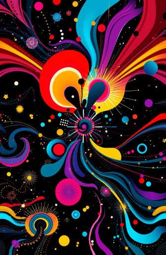 Black And Color Wallpaper