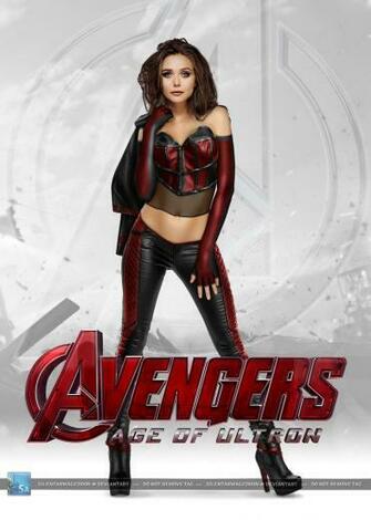 Avengers Age Of Ultron Scarlet Witch By Silentarmageddon On