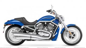 Blue Harley Davidson Vrscf V Rod Muscle Side Pic