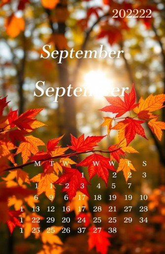 September Calendar Wallpaper