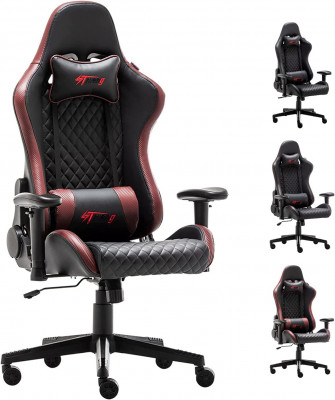 Ergonomic Leather Reclining Gaming Chair With Lumbar Nepal Wallpaper