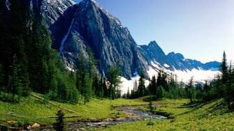 Alps Mounts Landscape In Summer With Snow HD Wallpaper The