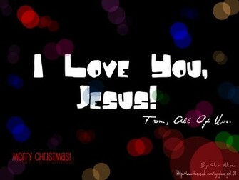 Blessings I Love Jesus Wallpaper
