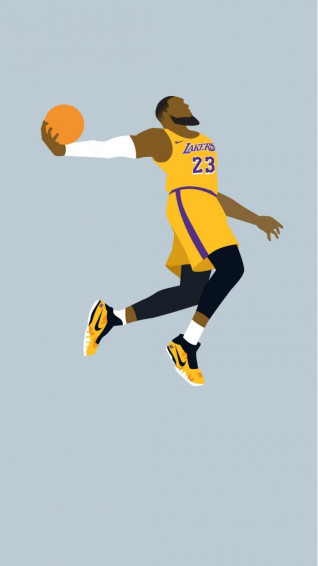 iPhone Wallpaper HD Lebron James La Lakers Basketball