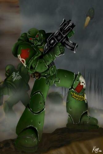 Dark Angels 40k Wallpaper Angel Squad Leader By