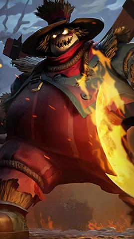 Franco Wheatfield Nightmare Halloween Skin Mobile Legends 4k