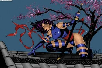 Psylocke Wallpaper Background