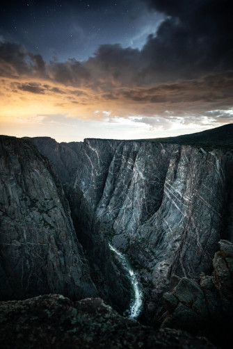 Black Canyon At Twilight Wallpaper
