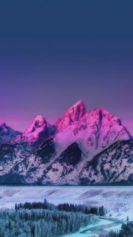 Photograph The Grand Teton At Snake River Overlook New