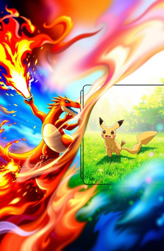 Pokemon Dual Screen Wallpaper