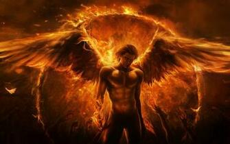 Fire Angel Computer Wallpaper Desktop Background Id