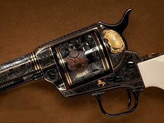Colt M4 Rifle Shells And Binoculars Wallpaper Picture