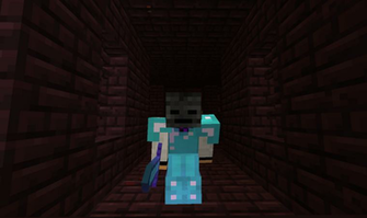 Wither Skeleton Man Minecraft By Gunnarcool