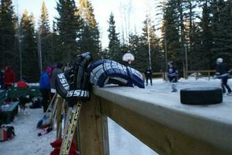 Pond Hockey Wallpaper