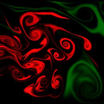 Wallpaper Green Red Swirls Lines Image From Needpix