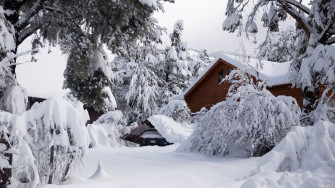 In The Los Angeles Area Snow Up High And Flooding Down Below
