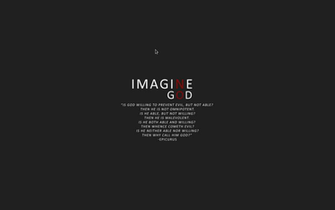 Quotes Epicurus God Religion Atheism HD Wallpaper General