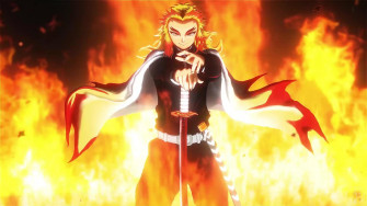 Kyojuro Rengoku Kimetsu No Yaiba Live Wallpaper Wallpaperwaifu