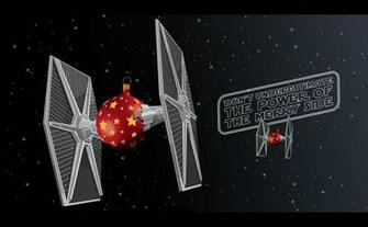 New Star Wars Christmas Card Features Tie Fighter Ornament Balls