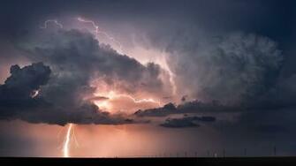Storm Lightnings HD Wallpaper Fullscreen Widescreen Desktop