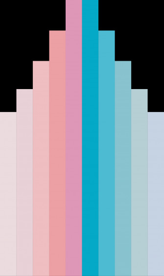Pastel Colors Shades Color Block Wallpaper Sticker Tenstickers