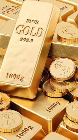 Gold Bars Coins Bankgesch Ftekwg